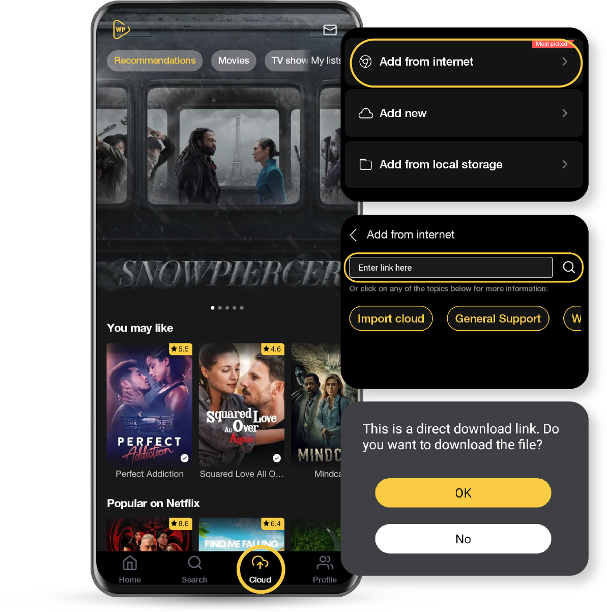 Watchlist Pro Hoe to add cloud